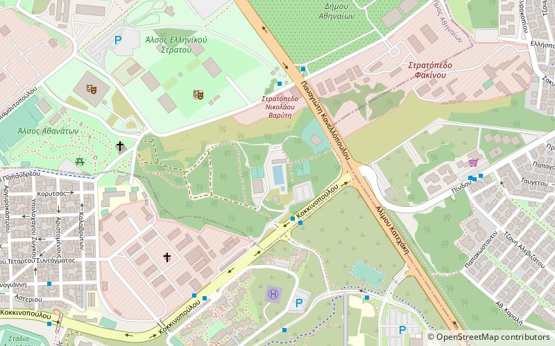 goudi olympic complex athenes location map