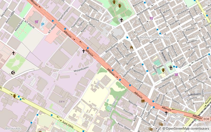 Profitis Daniil location map