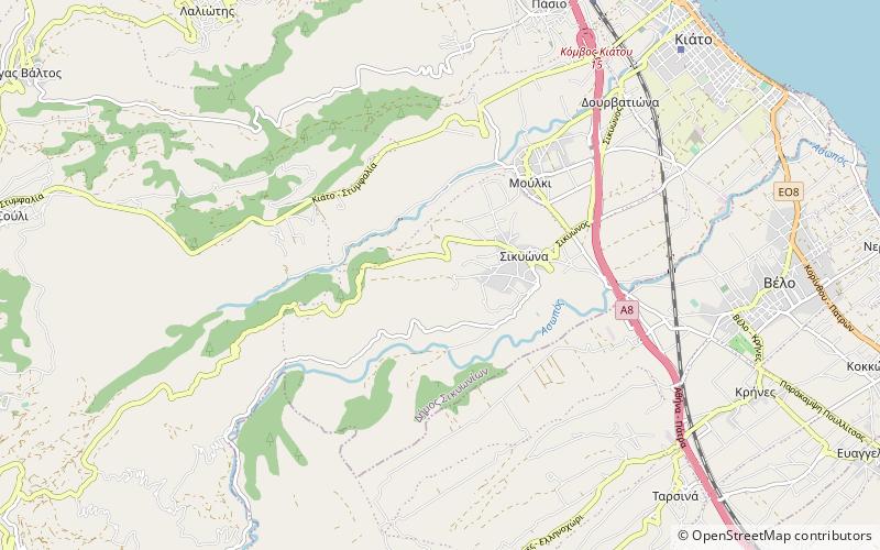 sikyon location map