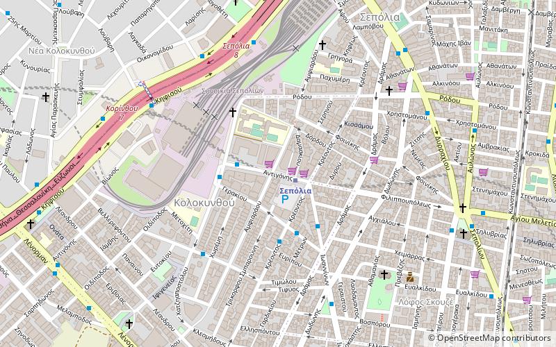 sepolia athenes location map