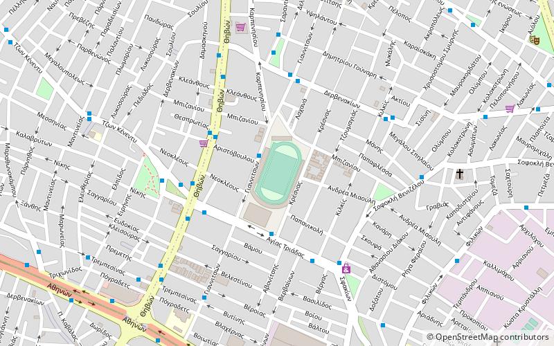 Estadio Peristeri location map