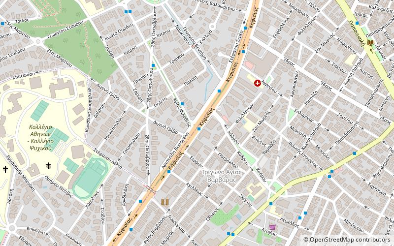 Avenue Kifissías location map