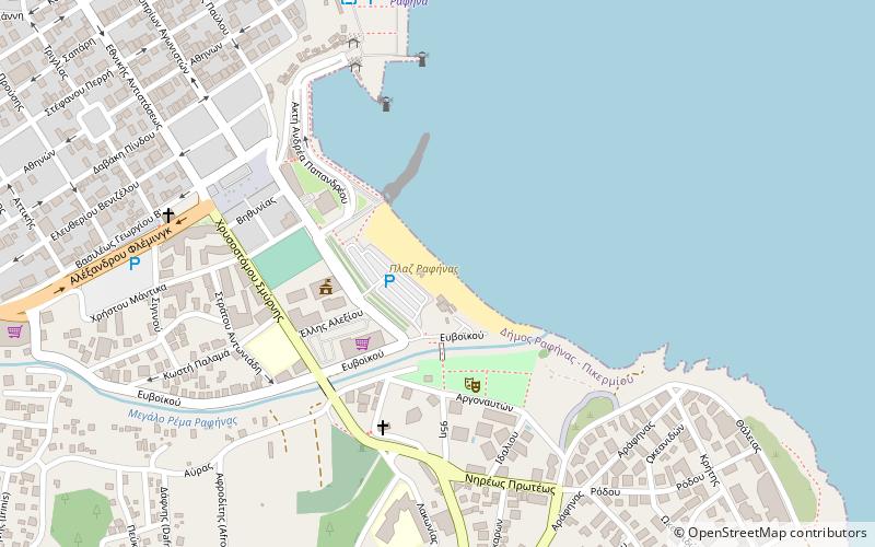 plaz raphenas rafina location map