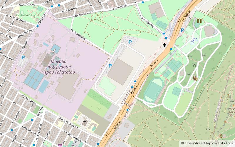 Galatsi Olympic Hall location map