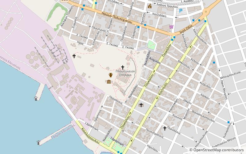 telesterion eleusis location map