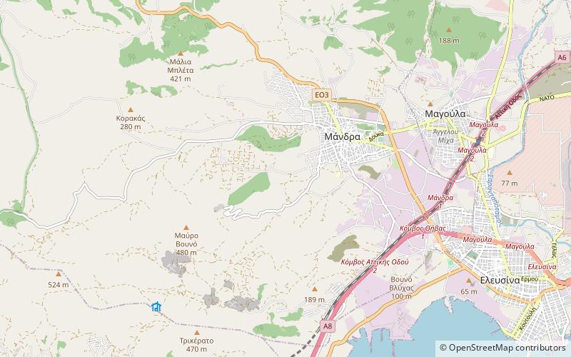 mandra location map