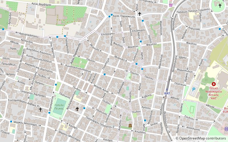 Péfki location map