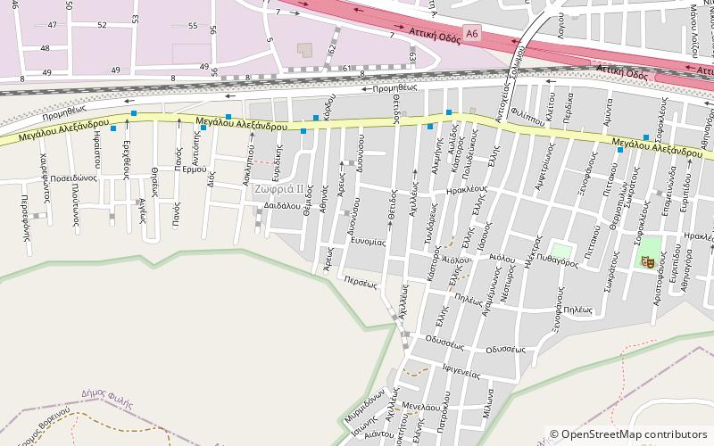 3rd municipal sportshall of ano liosia athen location map