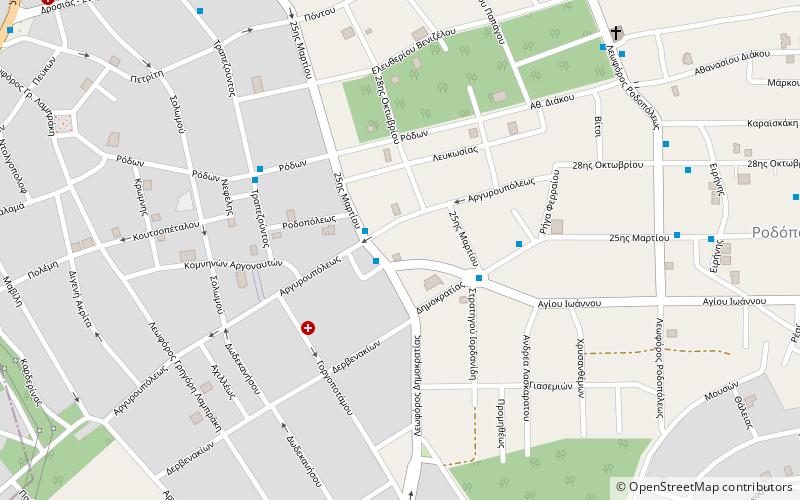stamata rodopoli location map