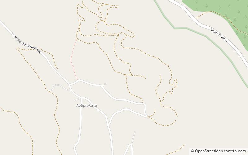 andriolata cephalonie location map