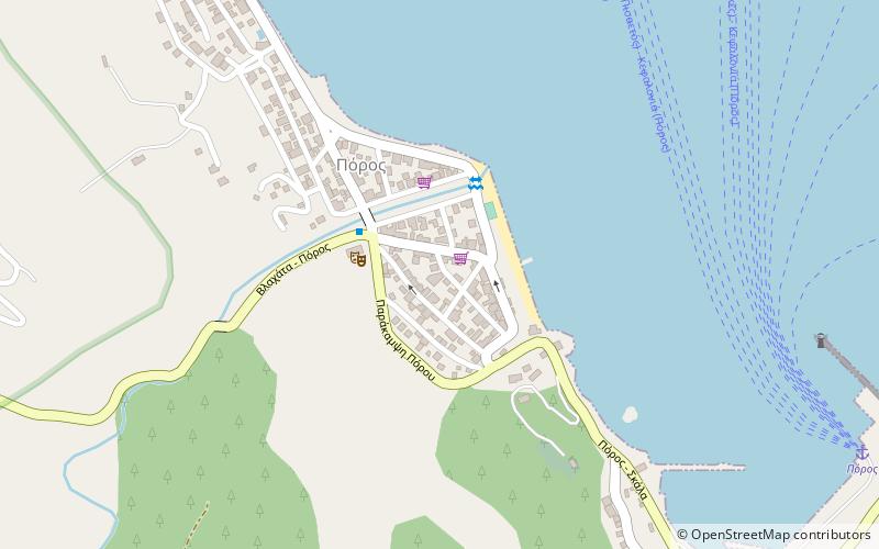 Poros location map