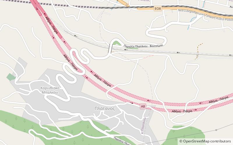 platanos location map