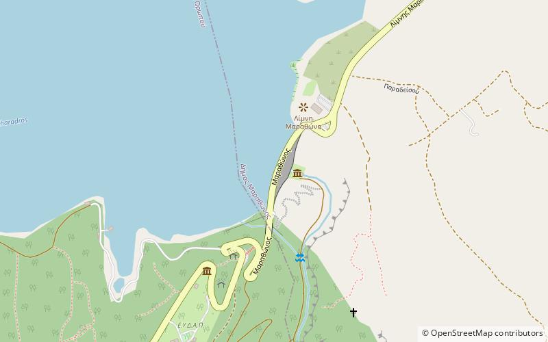 Marathon Dam location map