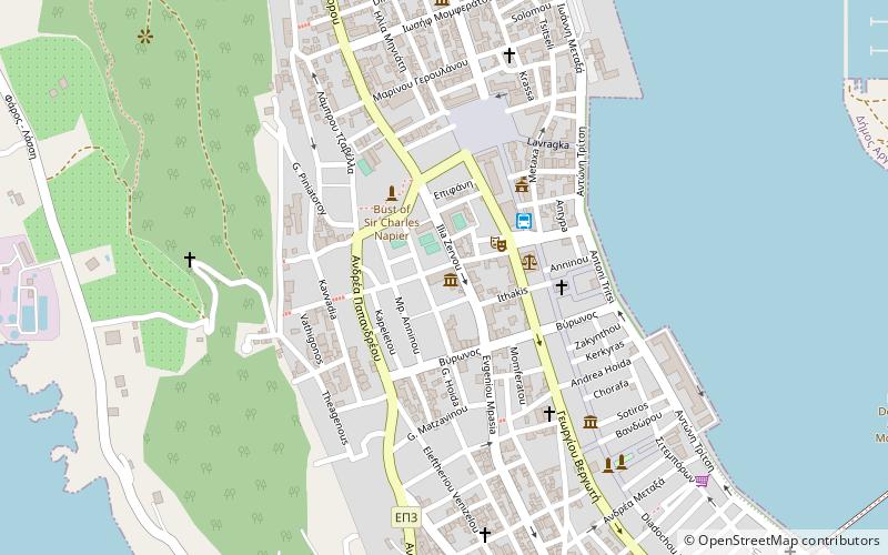 Korgialenios-Bibliothek location map