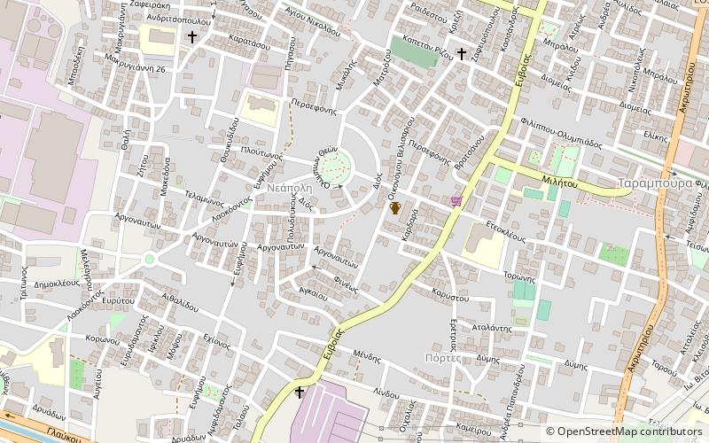 zarouchleika patras location map