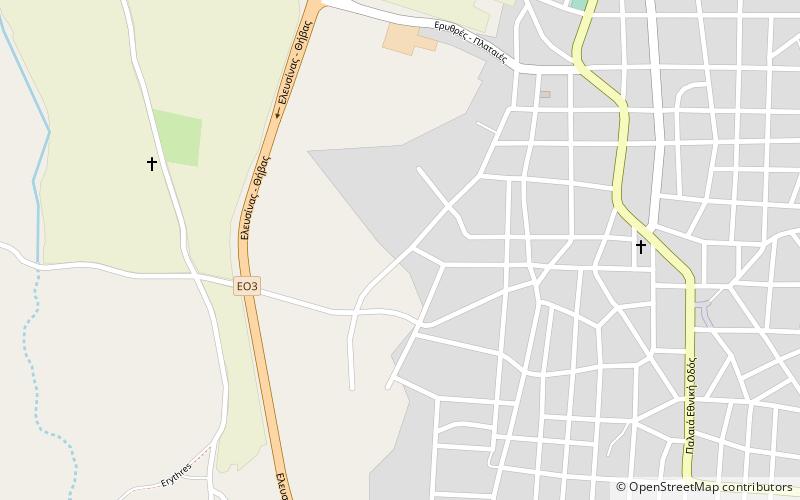 Erythres location map