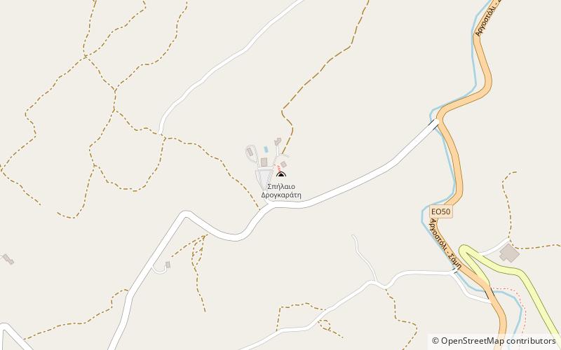 drogarati cave sami location map