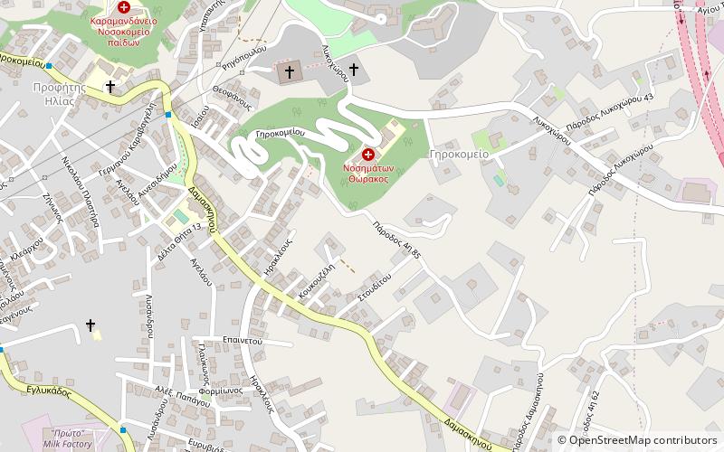 Eglykada location map