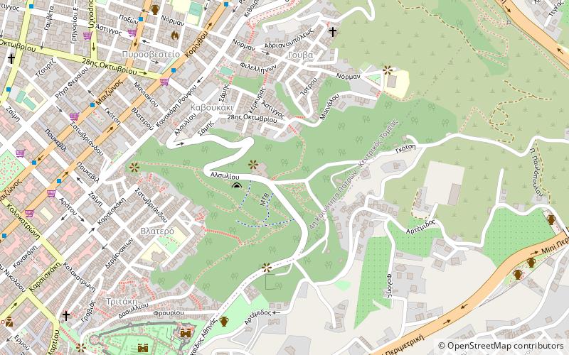 dasylio patras location map
