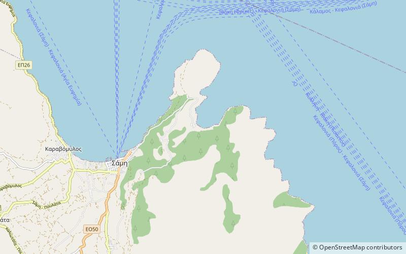 antisamos beach bar restaurant sami location map