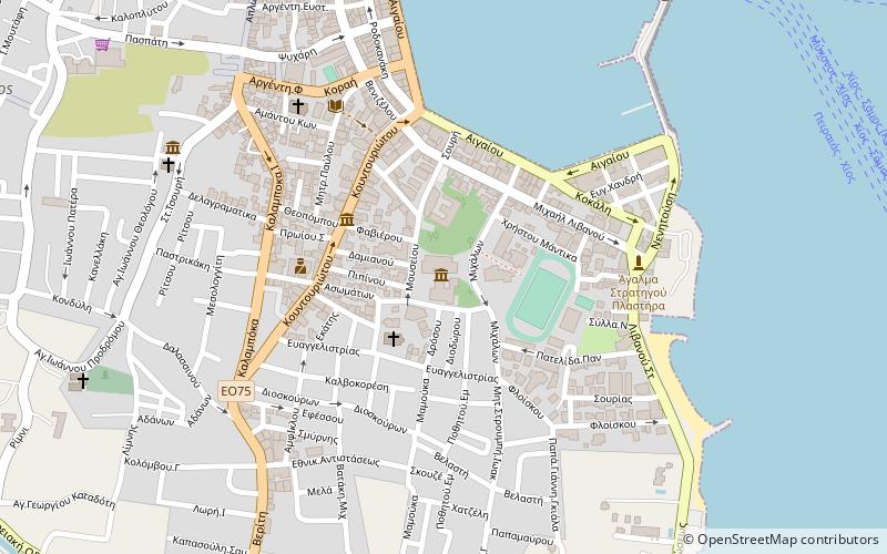archaeological museum of chios location map