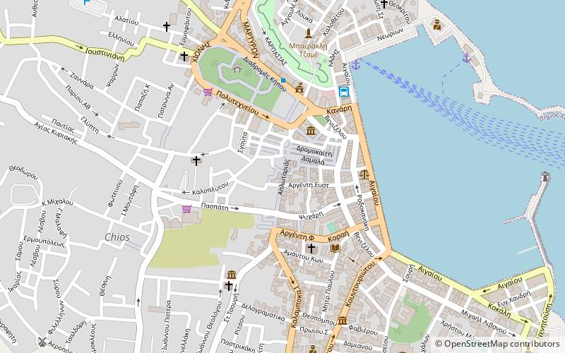 aplotaria street chios location map