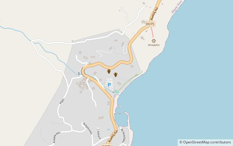 daskalopetra monument isla de quios location map