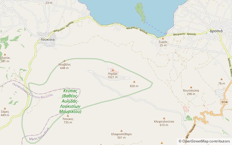 messapio location map