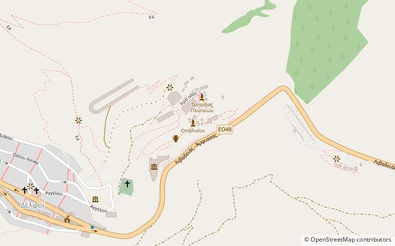megarian treasury delphi location map
