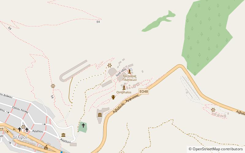 Temple of Apollo location map