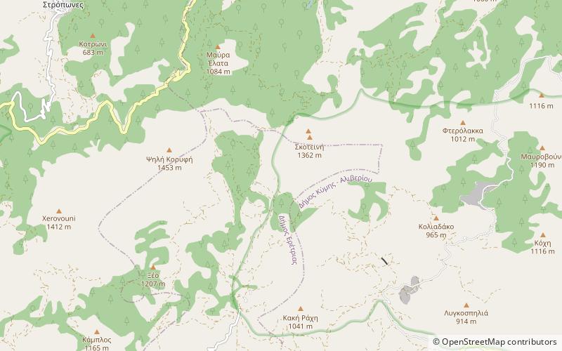 katavothra eubea location map