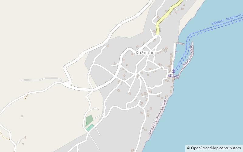 Kalamos Island location map