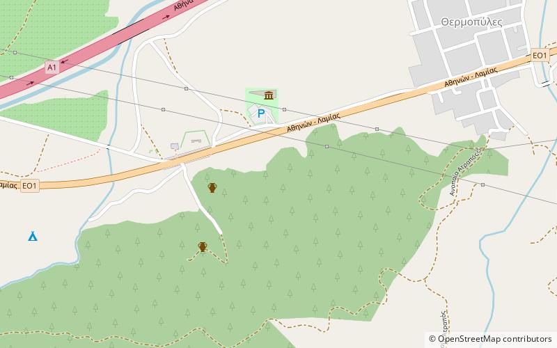 Kolonos Hill location map