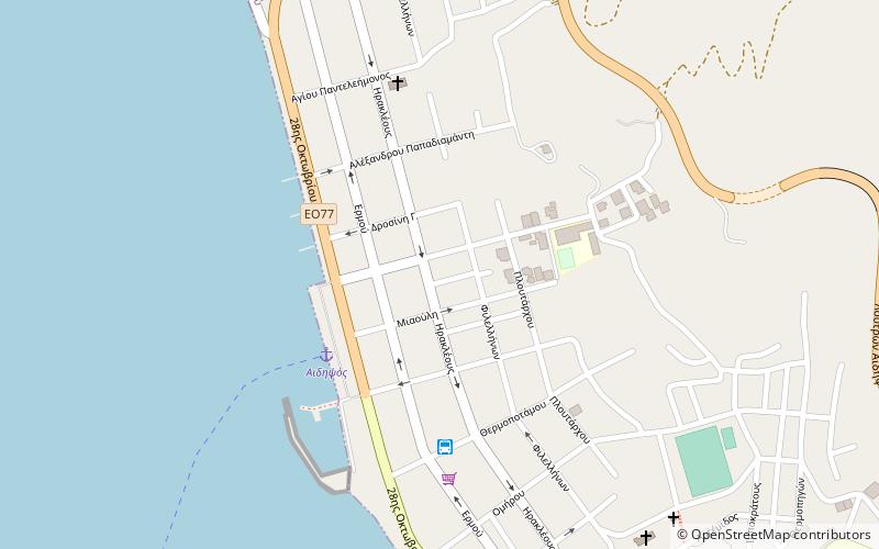 Edipsós location map