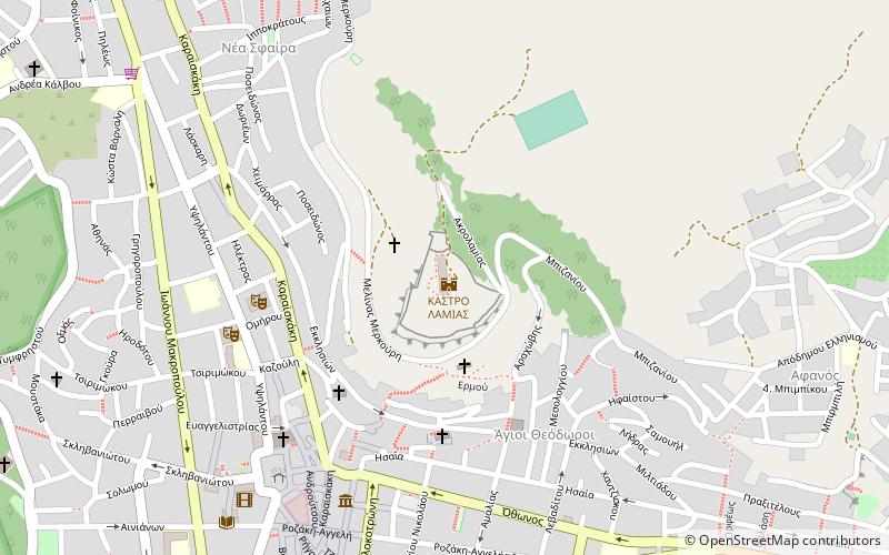 archaiologiko mouseio lamias location map