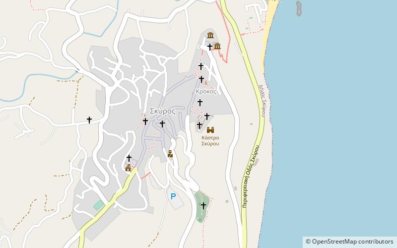 monastery of saint george skyros location map