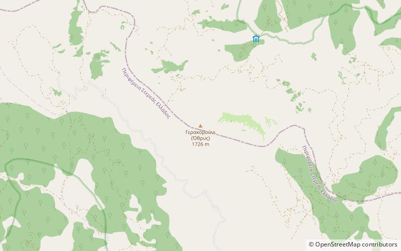 Mount Othrys location map