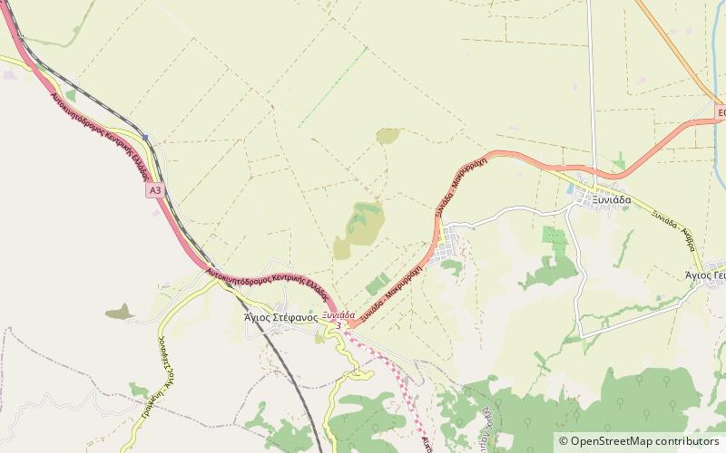 Xyniae location map