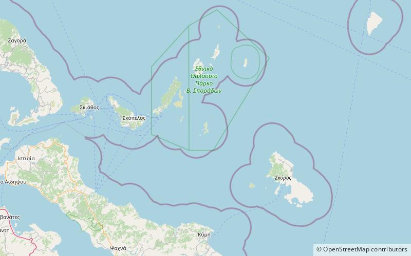 Skantzoura location map