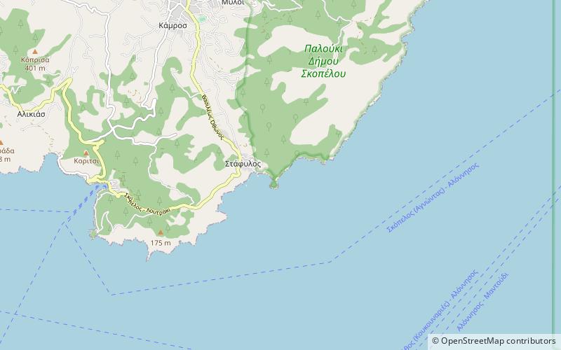 belanio skopelos location map