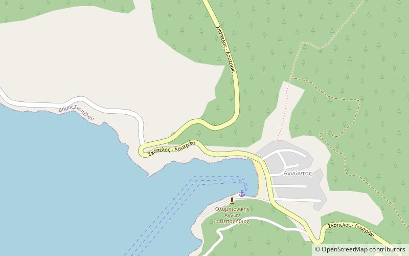 agnontas skopelos location map
