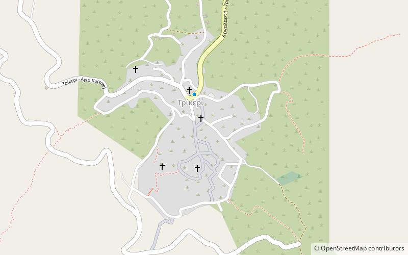 paleo trikeri location map