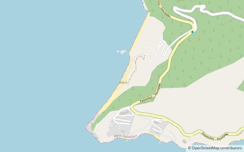 milia skopelos location map