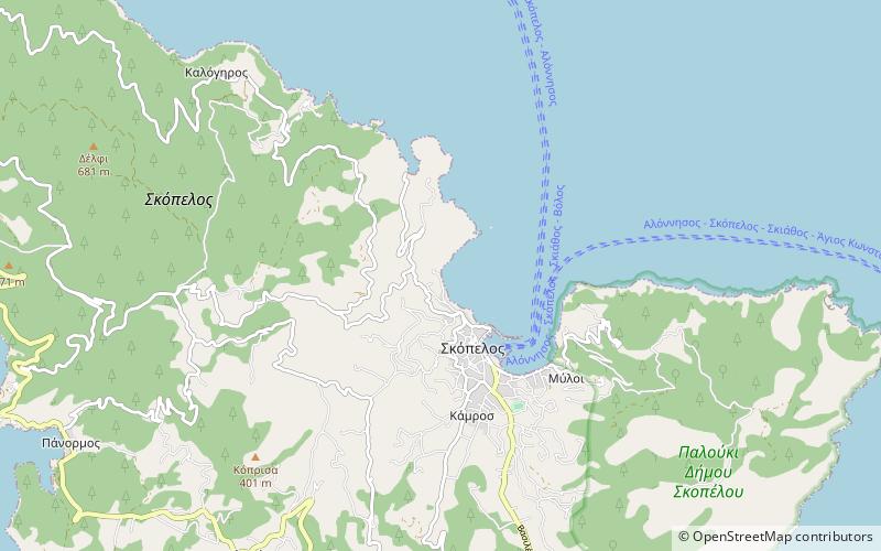 glyphoneri skopelos location map