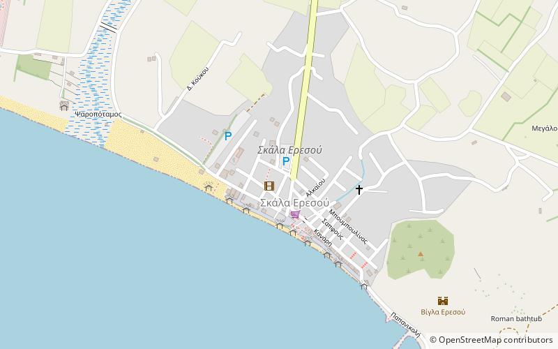 Skala Eresou location map