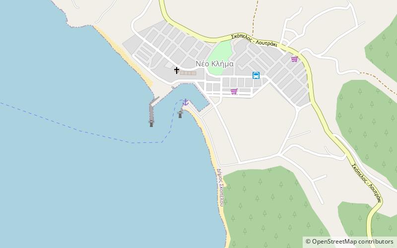 eleos skopelos location map