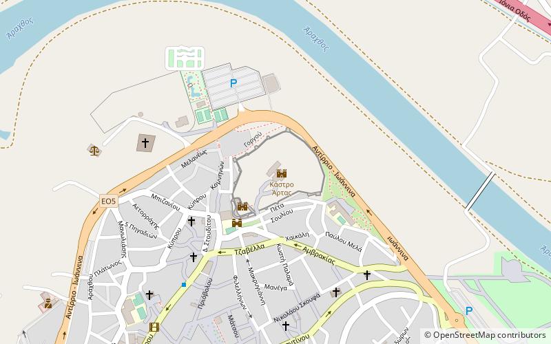 castle of arta location map