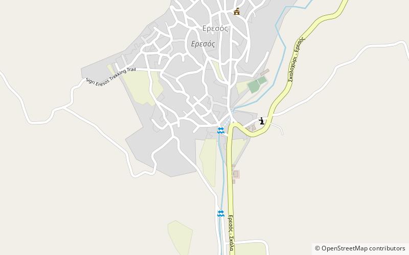 Eresos location map