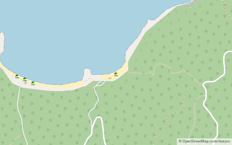agistros beach skiatos location map