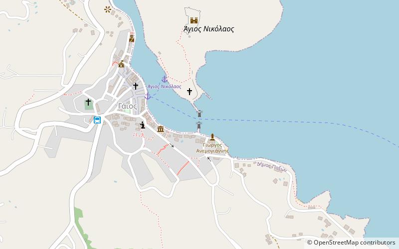 Gáios location map